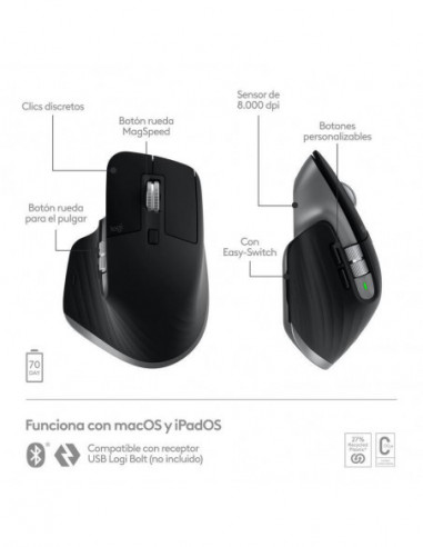 Mouse Logitech MX Master 3S For Mac,...
