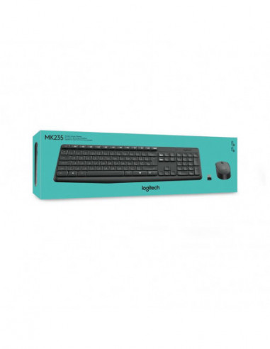 Kit Teclado e Rato Logitech MK235:...
