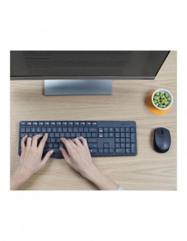 Kit Teclado e Rato Logitech MK235:...