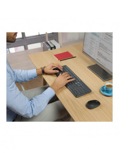 Kit Teclado e Rato Logitech MK235:...