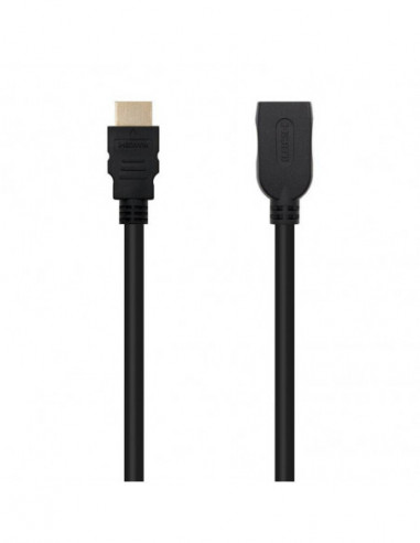 Cabo HDMI Nanocable Extensor 2.0, 1m,...