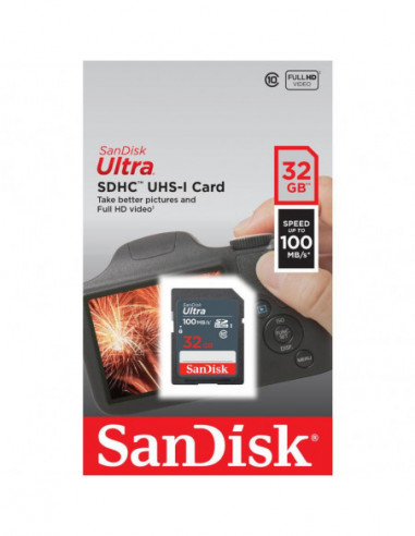 Cartão de Memória Sandisk Ultra 32GB...