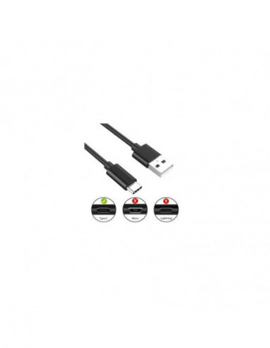 Cabo de carregamento Ewent USB-A para...
