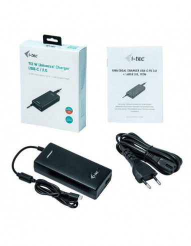 Carregador Universal i-tec USB-C 1x... Carregador Universal i-tec USB-C 1x...