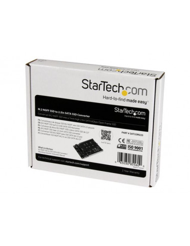 Adaptador StarTech SAT32M225: SSD M.2... Adaptador StarTech SAT32M225: SSD M.2...