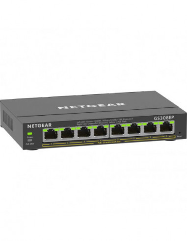 Switch NETGEAR GS308EP-100PES - 8...