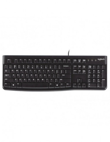 Teclado Inglés Logitech K120 Usb...