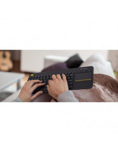Teclado Alemán Logitech K400 Plus Tv...