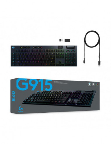 Teclado Logitech G915 - Sem Fios,... Teclado Logitech G915 - Sem Fios,...