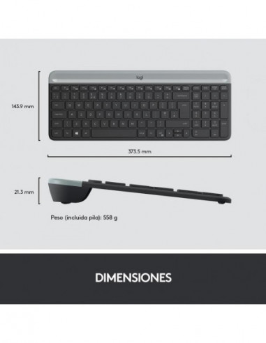 Conjunto Teclado e Rato Logitech...