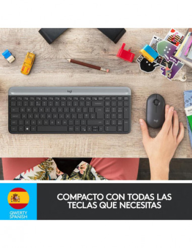 Conjunto Teclado e Rato Logitech...