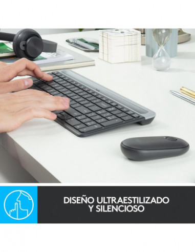 Kit Teclado e Rato Logitech MK470:...