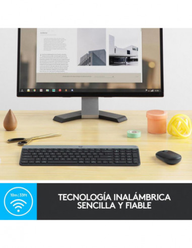 Kit Teclado e Rato Logitech MK470:...