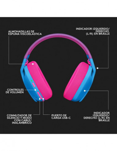 Auscultadores Logitech G G435, Sem...
