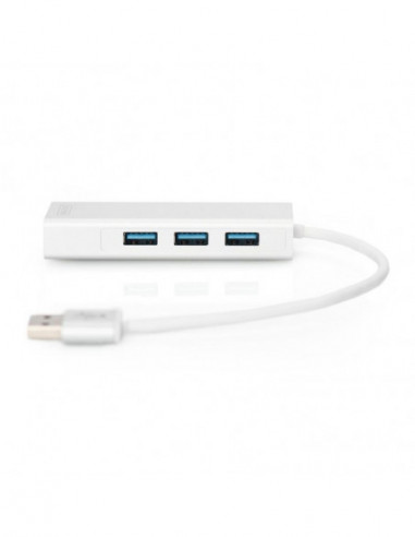 Hub USB DIGITUS DA-70250-1: 3 portas...
