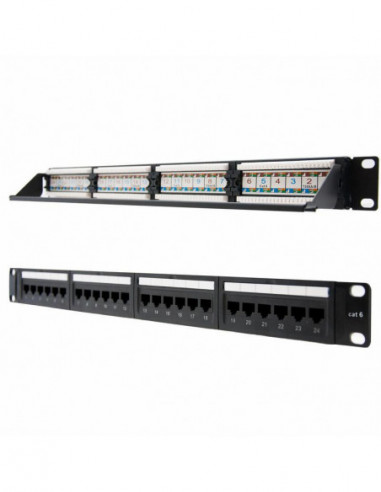 Patch Panel Nanocable 24 Portas RJ45...