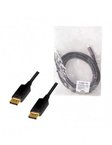 Cabo DisplayPort LogiLink, 5m, Preto,...