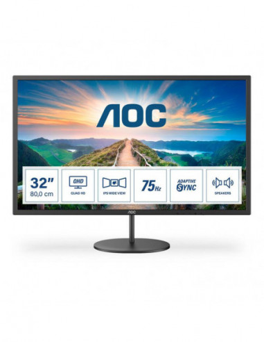 Aoc Monitor Ips 32" (31.5) 16:9 Qhd...