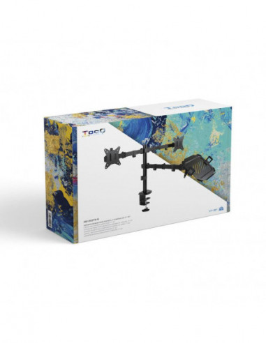 Suporte de Mesa Tooq para 2 Ecrãs... Suporte de Mesa Tooq para 2 Ecrãs...