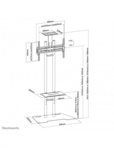 Suporte de Monitor NewStar...