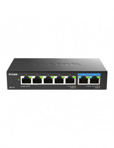 D-link - 7-Port Multi-Gigabit...