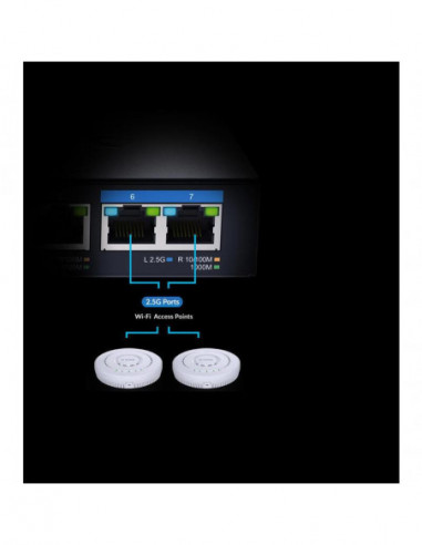 D-link - 7-Port Multi-Gigabit...