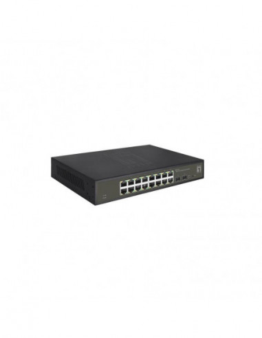 Switch LevelOne GES-2118 - 16 Portas...