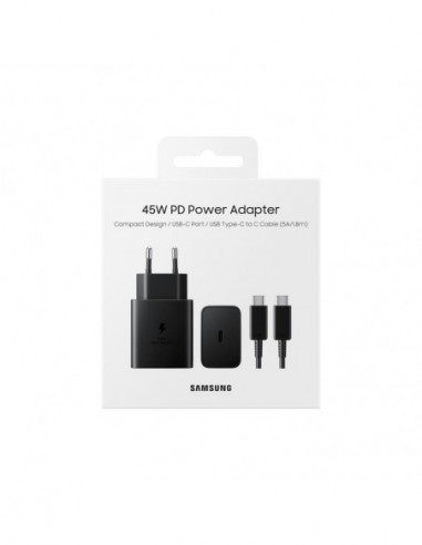 Carregador Samsung EP-T4510, 45W USB-C