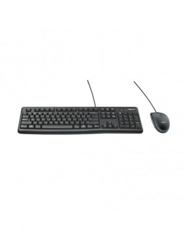 Teclado Inglés + Raton Logitech Mk120...