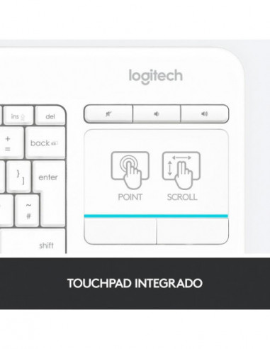 Teclado Logitech K400 Plus... Teclado Logitech K400 Plus...