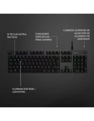 Logitech Gaming G512 - Teclado - luz...