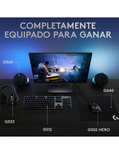 Teclado Logitech G G512 Carbon -...