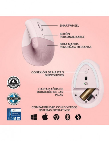 Logitech Lift Vertical Ergonomic...