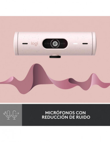 Webcam Logitech Brio 500, Rosa Webcam Logitech Brio 500, Rosa