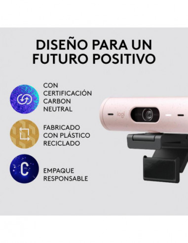 Webcam Logitech Brio 500, Rosa Webcam Logitech Brio 500, Rosa