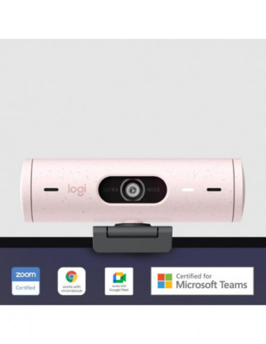 Webcam Logitech Brio 500, Rosa Webcam Logitech Brio 500, Rosa