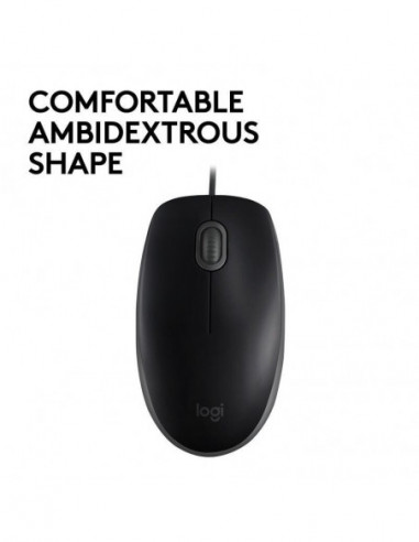 Rato Logitech B110 Silent, Óptico...