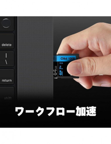 LEXAR 64GB PROFESSIONAL 800X PRO SDXC...