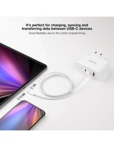Cabo USB-C Nanocable, 2.0, 60W, 1m,... Cabo USB-C Nanocable, 2.0, 60W, 1m,...