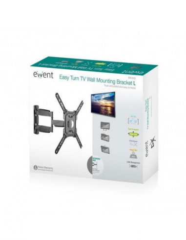 Suporte de Parede Ewent Easy Pan-Tilt... Suporte de Parede Ewent Easy Pan-Tilt...