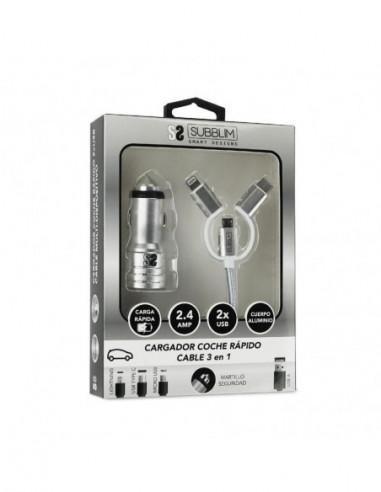 Carregador de Carro Subblim... Carregador de Carro Subblim...