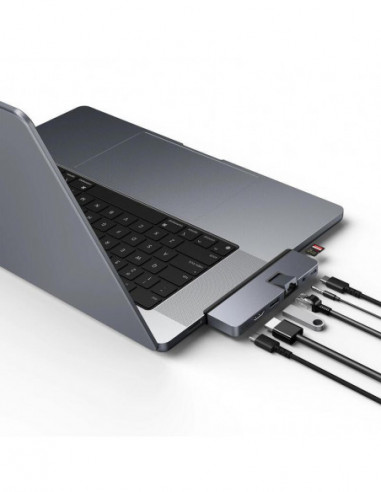 Hub USB-C Targus HYPER DUO PRO 7 em...