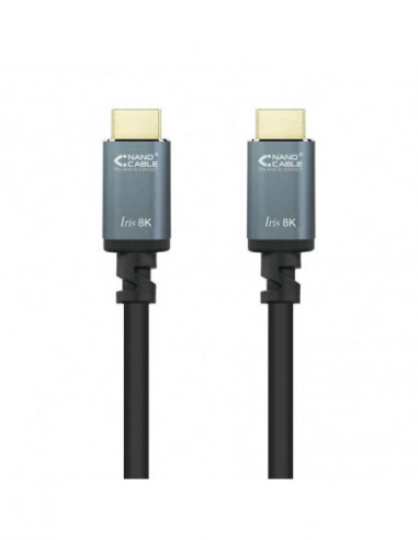 Cabo HDMI Nanocable Iris 2.1 8K - 10m... Cabo HDMI Nanocable Iris 2.1 8K - 10m...