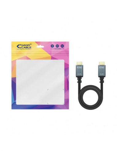 Cabo HDMI Nanocable Iris 2.1 8K - 10m... Cabo HDMI Nanocable Iris 2.1 8K - 10m...