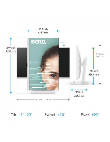 BenQ GW3290QT - Monitor LED - 32"... BenQ GW3290QT - Monitor LED - 32"...