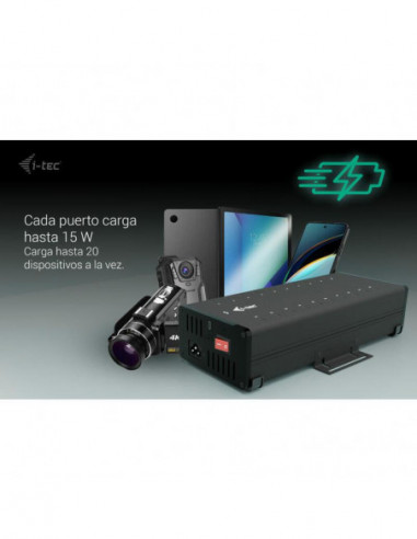 Hub I-Tec USB-C/USB-A, 20 Portas... Hub I-Tec USB-C/USB-A, 20 Portas...
