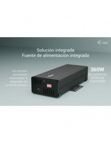 Hub I-Tec USB-C/USB-A, 20 Portas... Hub I-Tec USB-C/USB-A, 20 Portas...