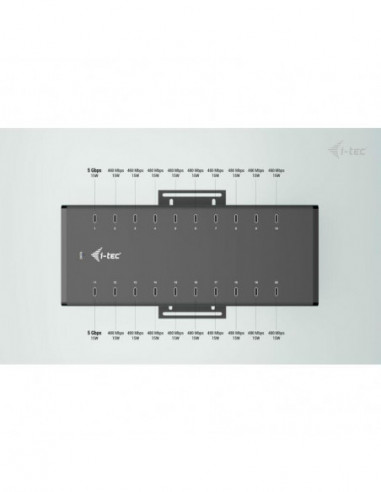 Hub I-Tec USB-C/USB-A, 20 Portas... Hub I-Tec USB-C/USB-A, 20 Portas...