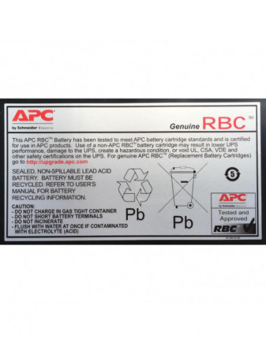 Bateria APC APCRBC118 - SAI, VRLA,... Bateria APC APCRBC118 - SAI, VRLA,...
