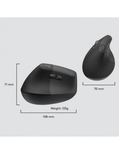 Logitech Lift For Business Ratón Rf...